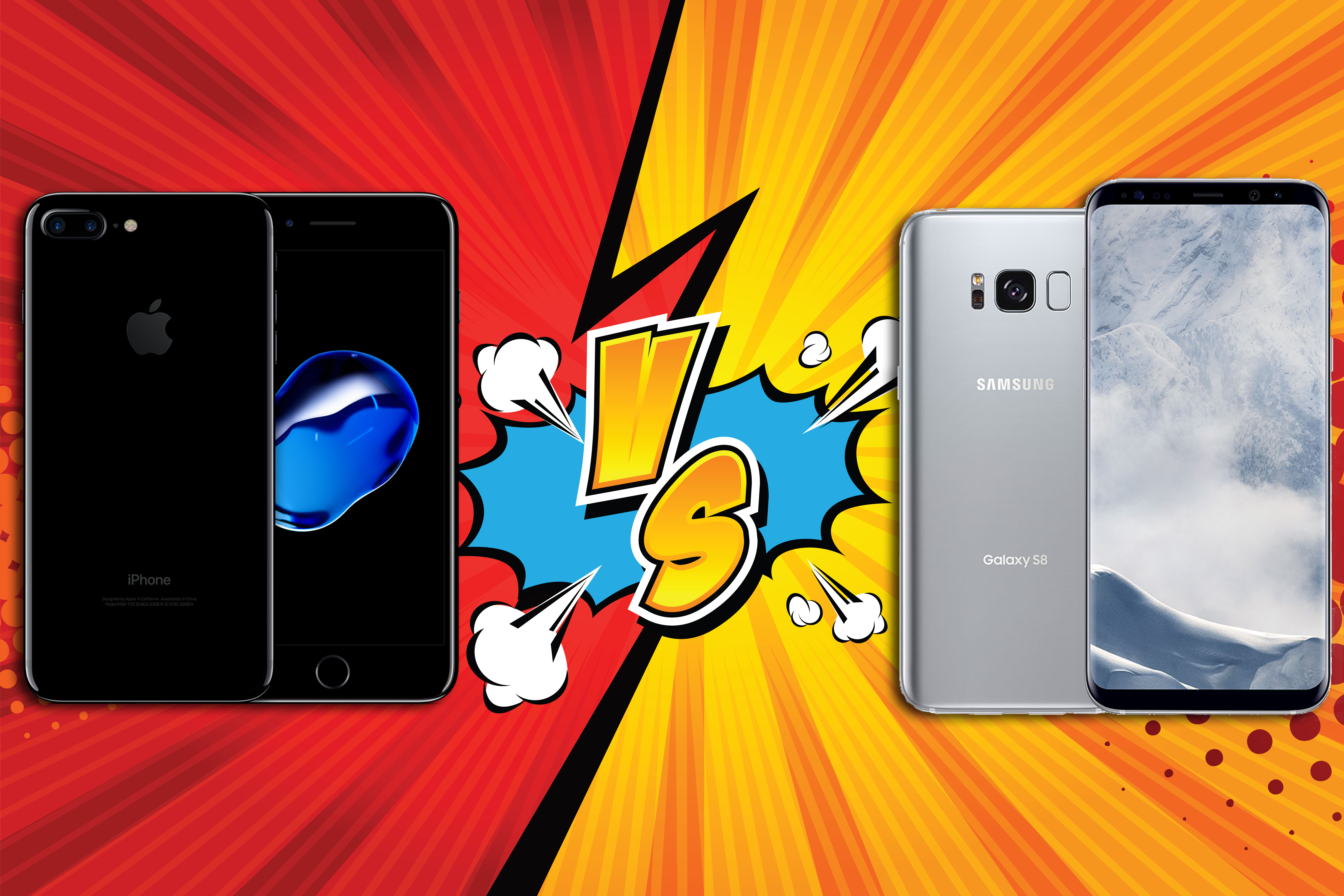 Samsung Galaxy S8 vs iPhone 7