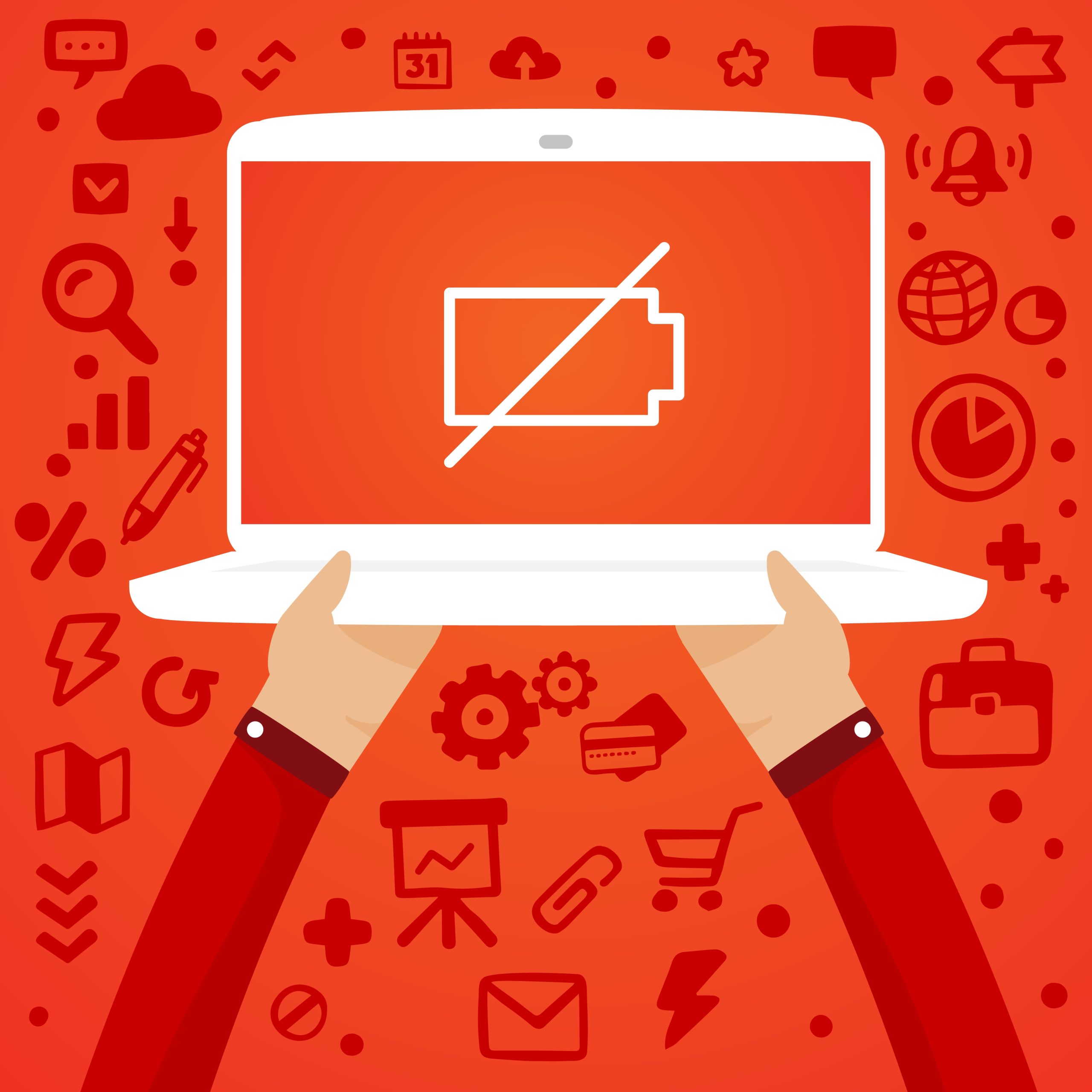 Avslutt strømkrevende programmer