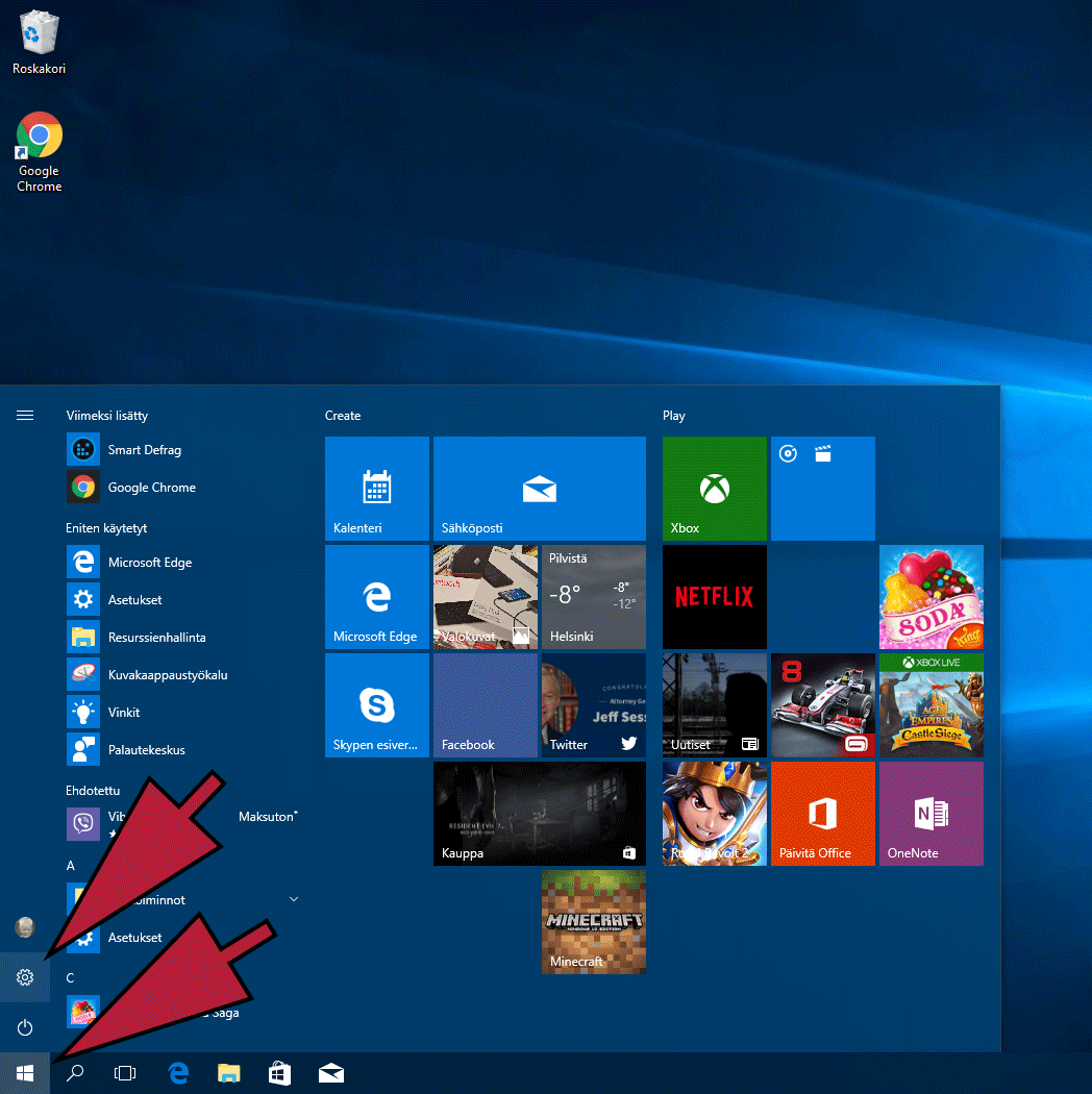 Näin otat Dynaamisen lukituksen käyttöön