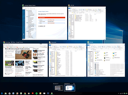 Windows 10 Virtual Desktops
