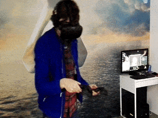 VR-briller og interaktivt tegneprogram