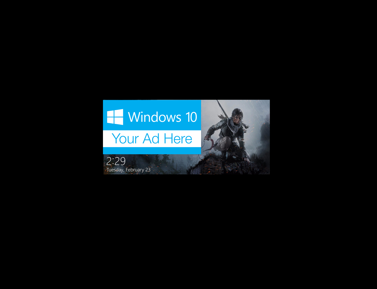 Windows 10 ad