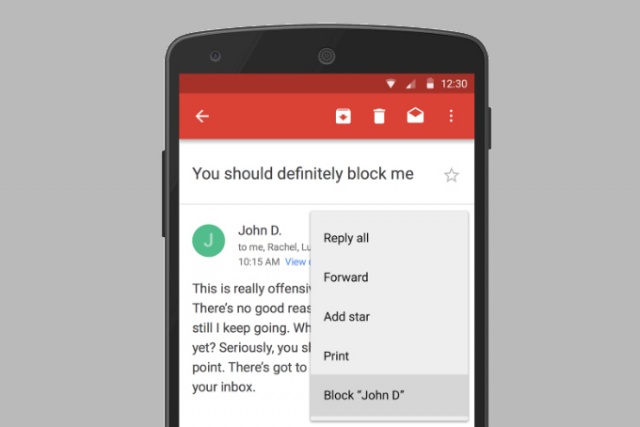 Gmail Block