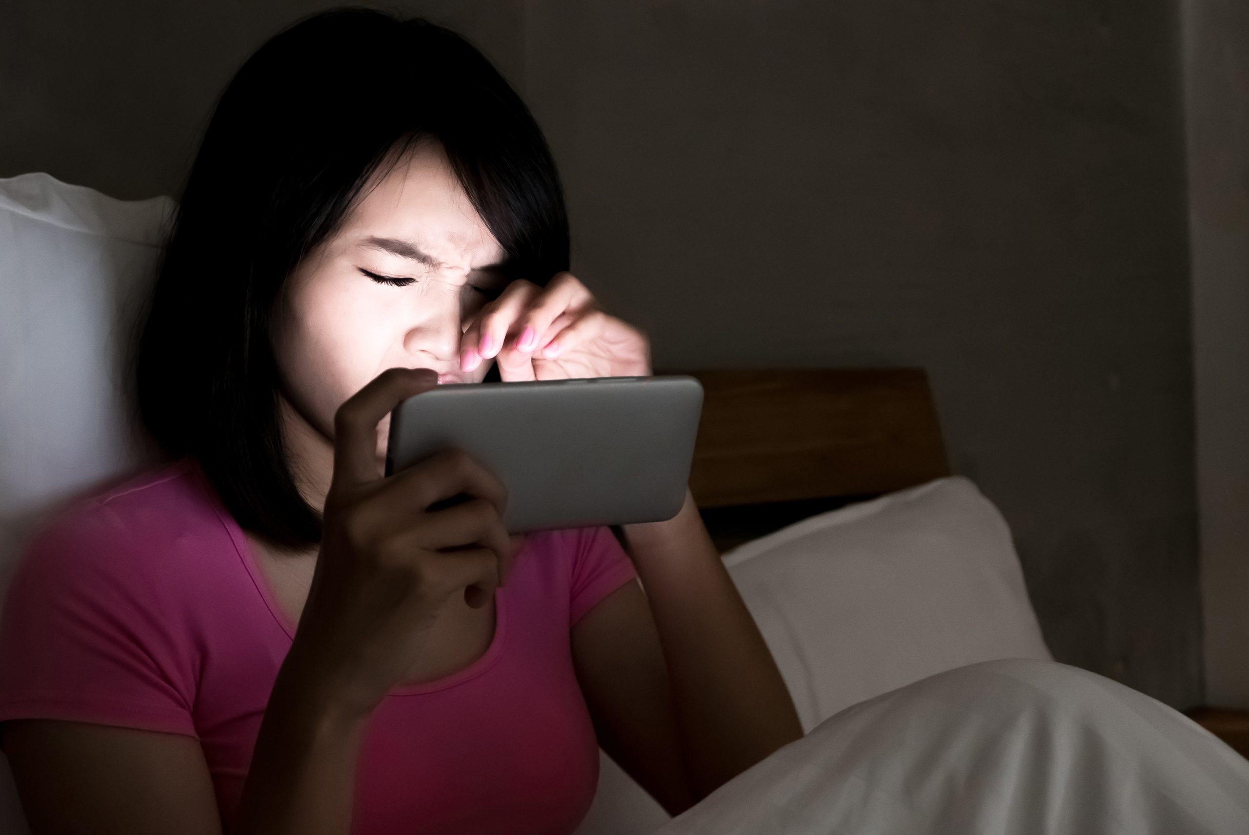 Undgå trætte øjne ved mobilen