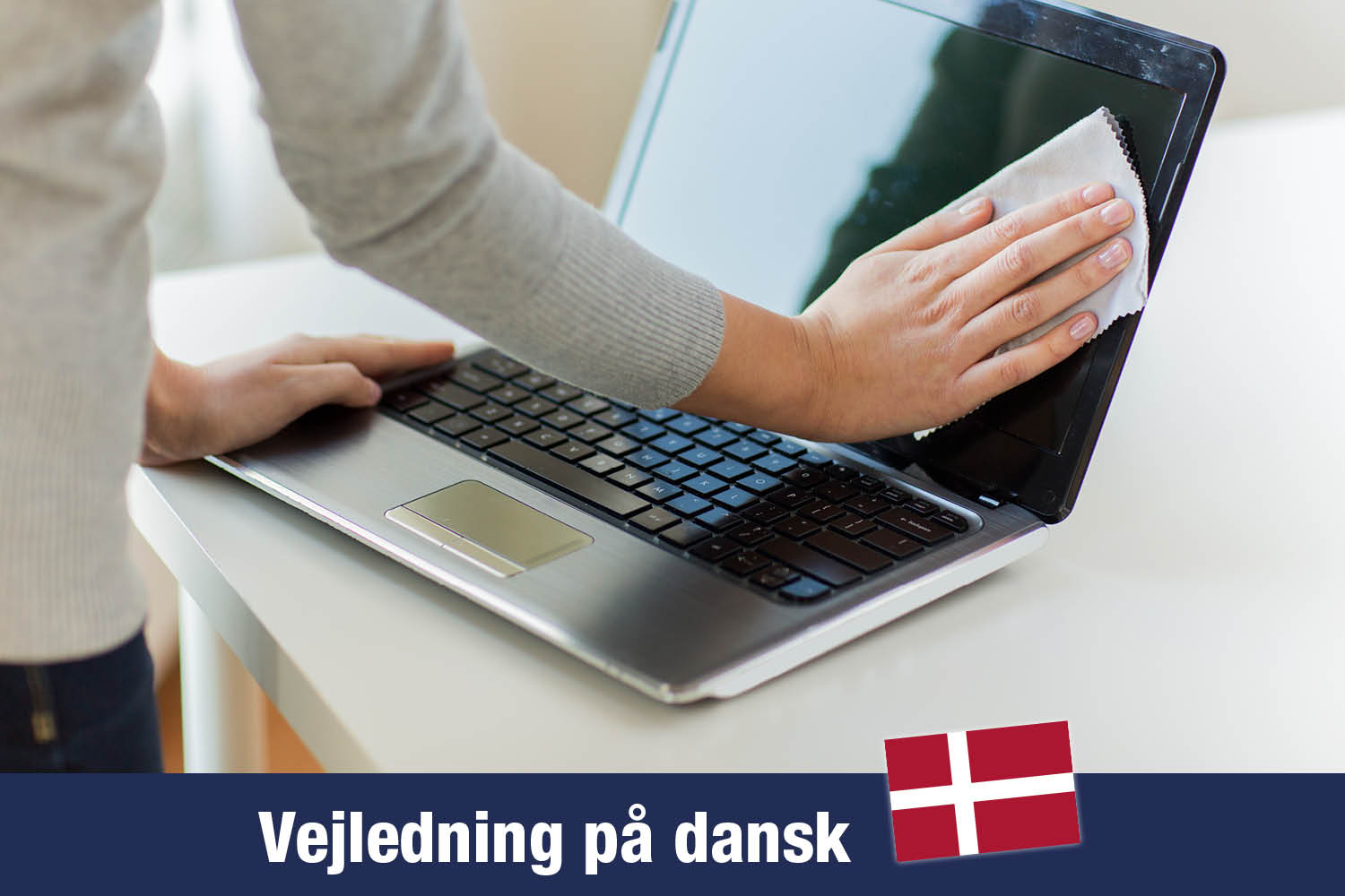 Rengøring af skærm