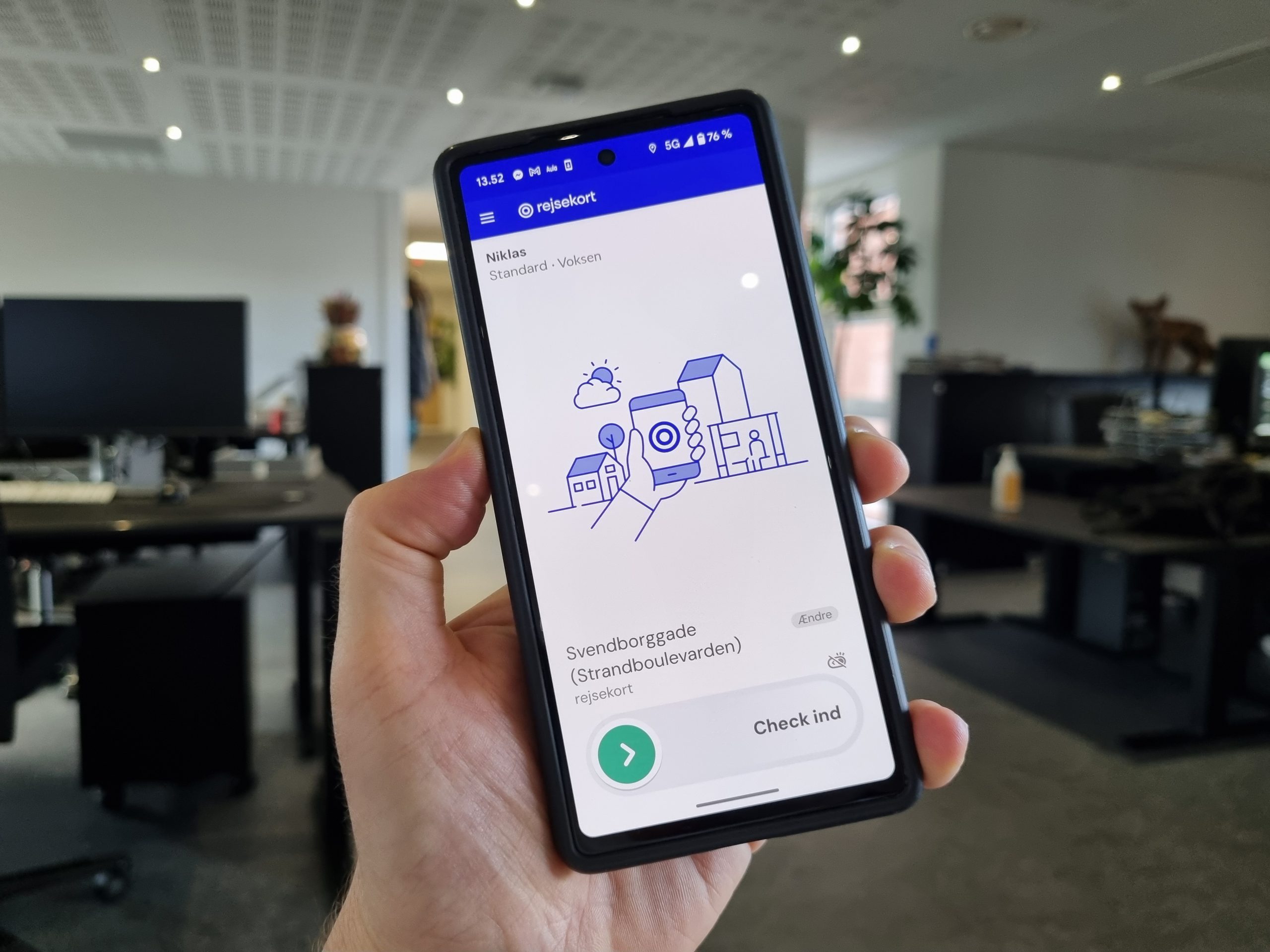 Rejsekortet er klar som app