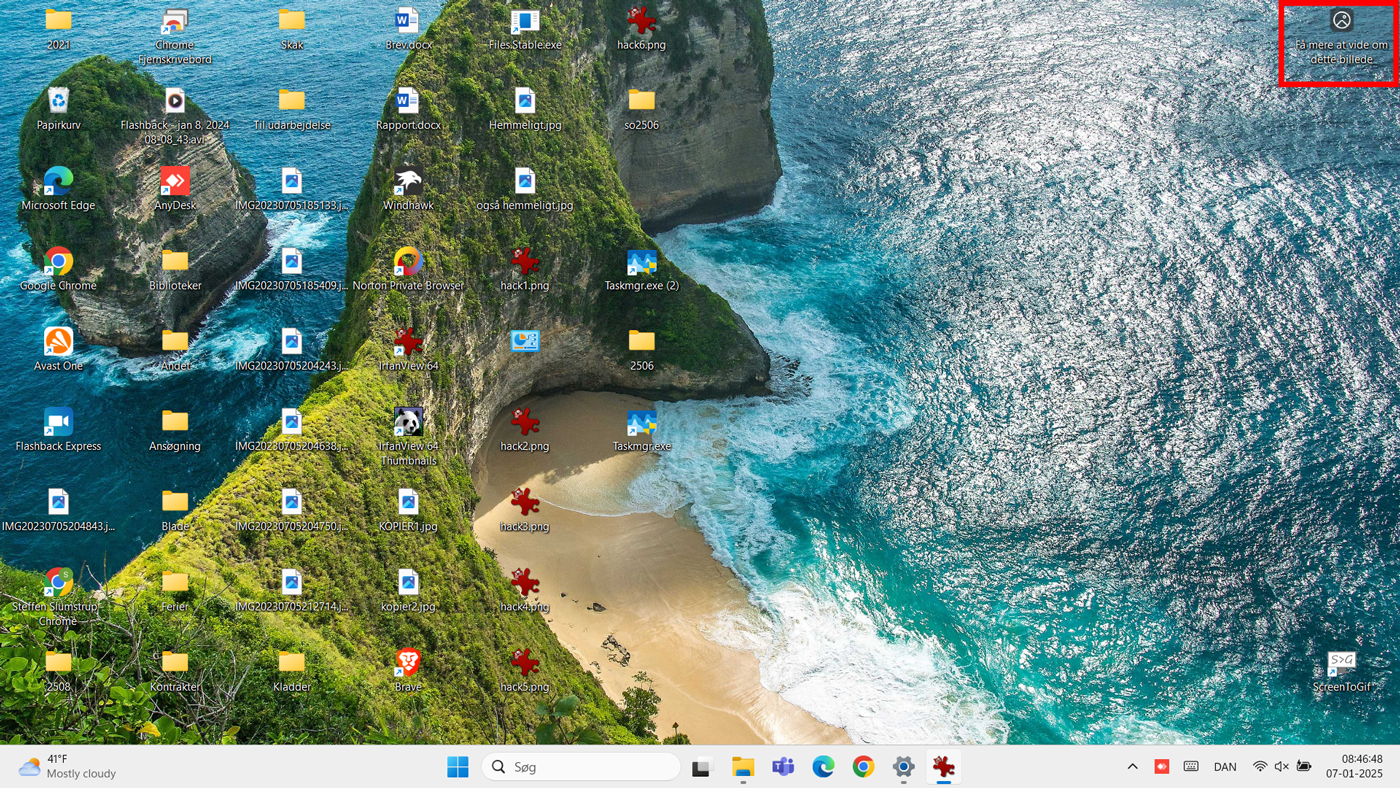 Työpöydän kuvake Lisätietoja tästä kuvasta