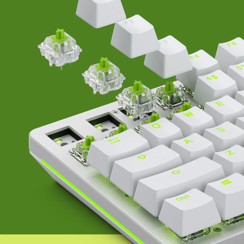 Näppäimet – lineaariset, napsahtavat ja tuntonäppäimet