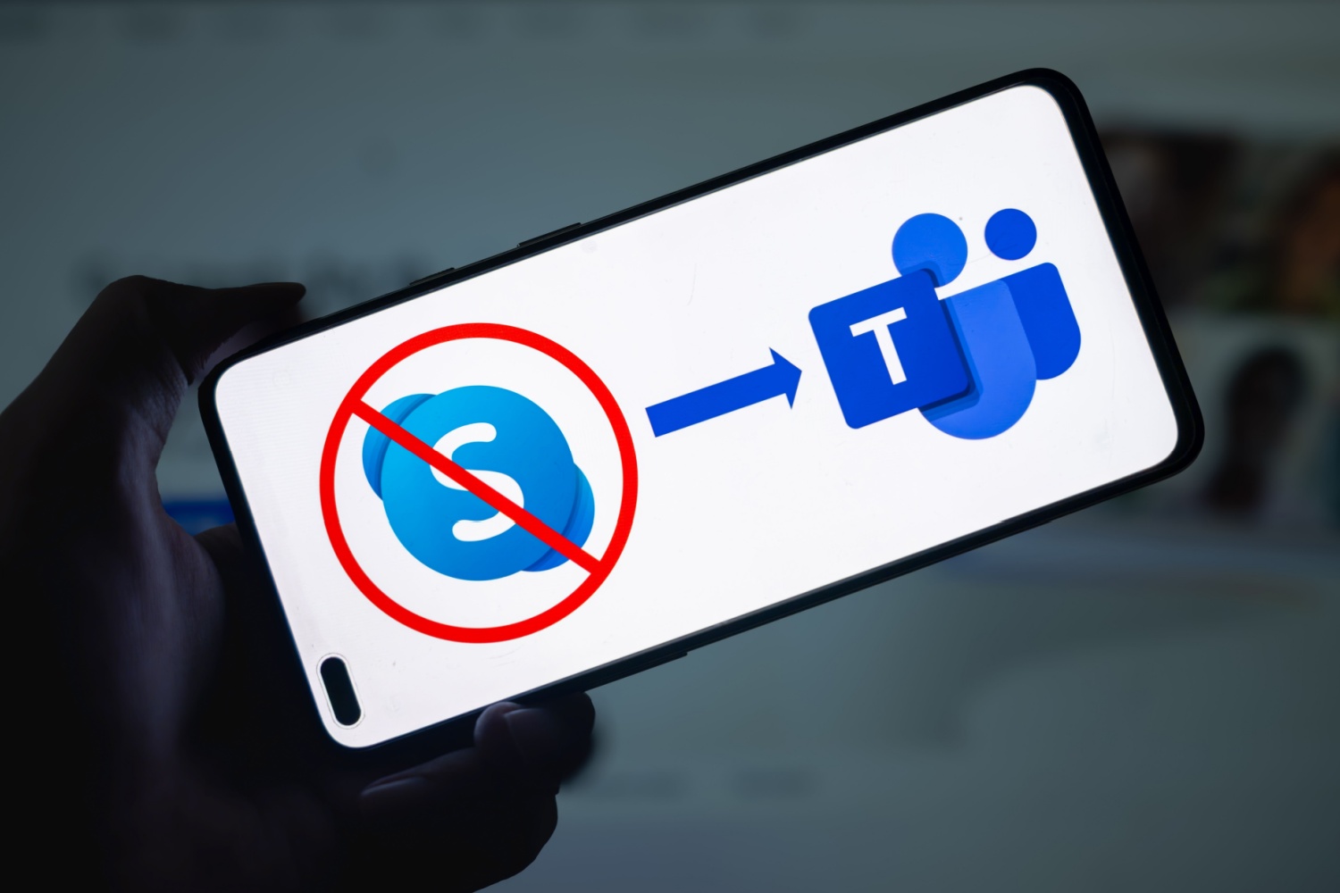 Skift fra Skype til Microsoft Teams