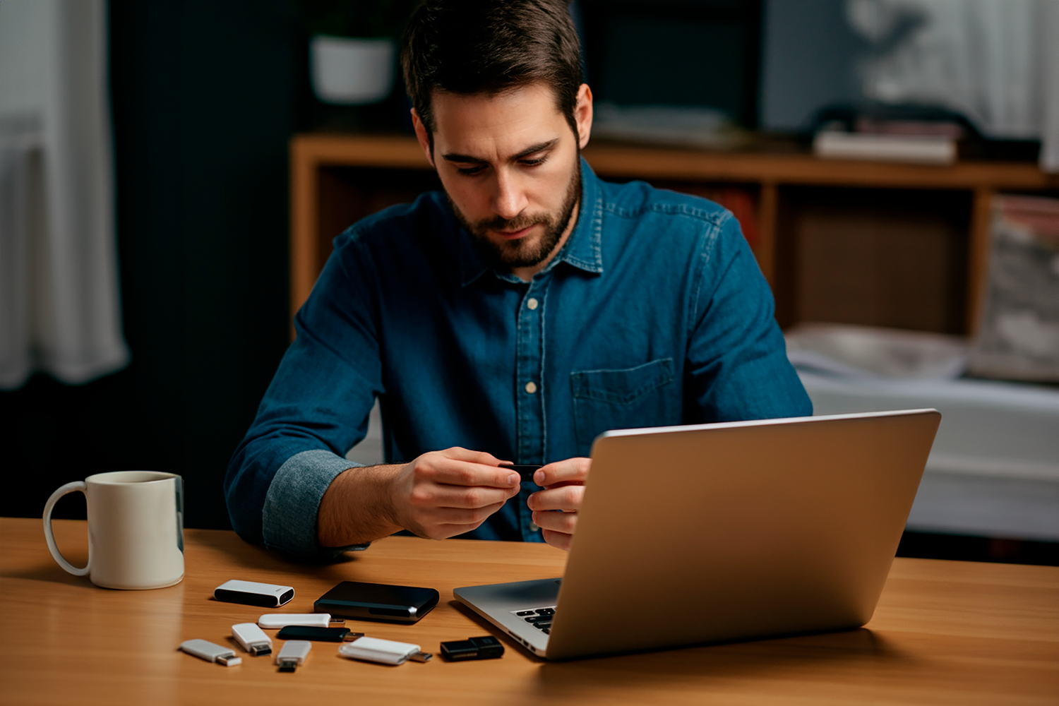 Det tar bare noen minutter å sjekke om gamle minnepinner og eksterne harddisker virker som de skal.