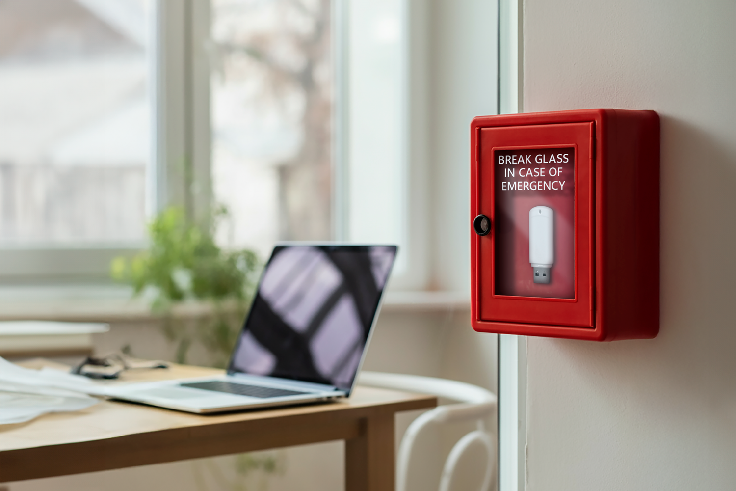 En spesiell minnepinne gir tilgang til en havarert pc