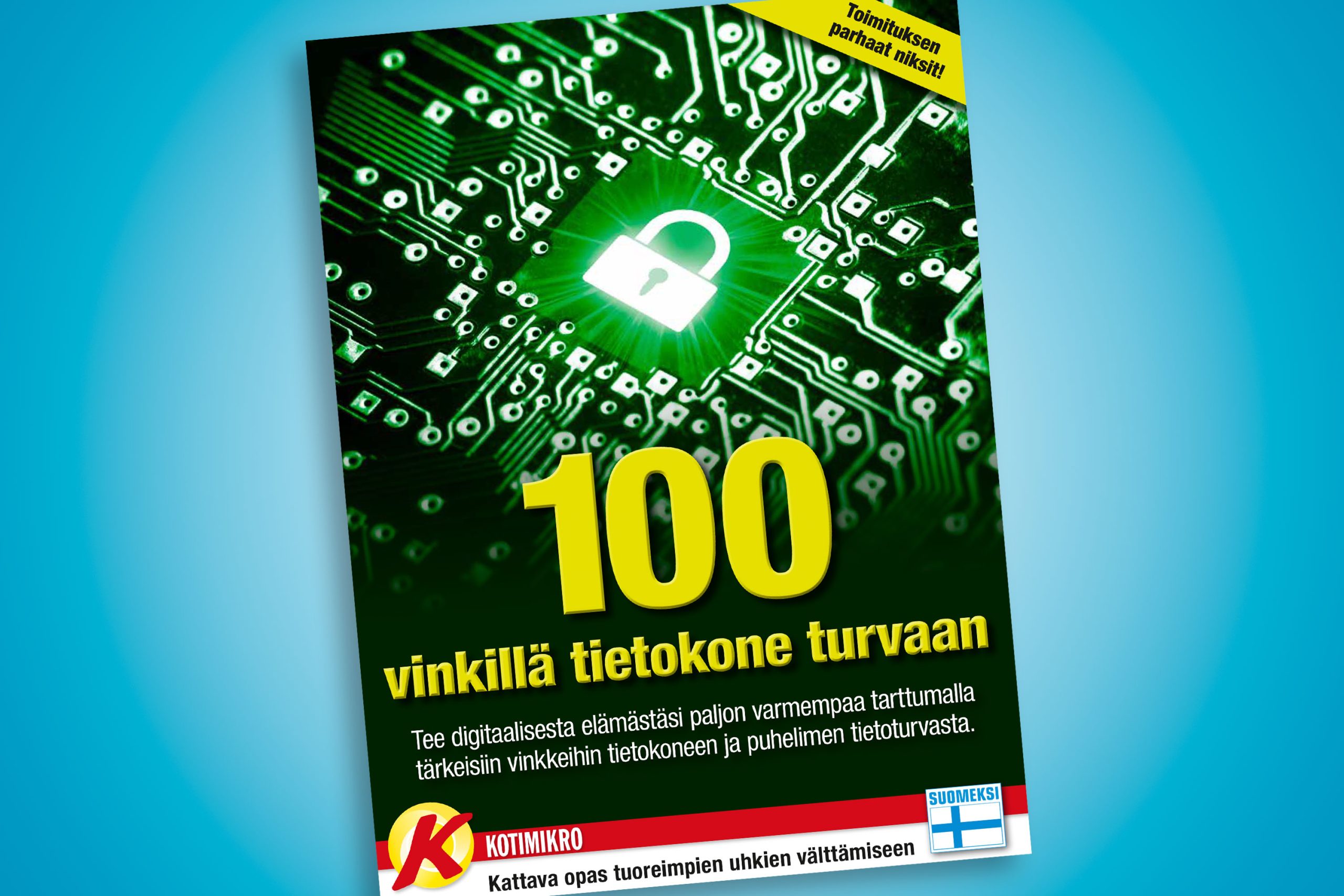 Ilmainen e-kirja – sata tietoturvavinkkiä tietokoneelle