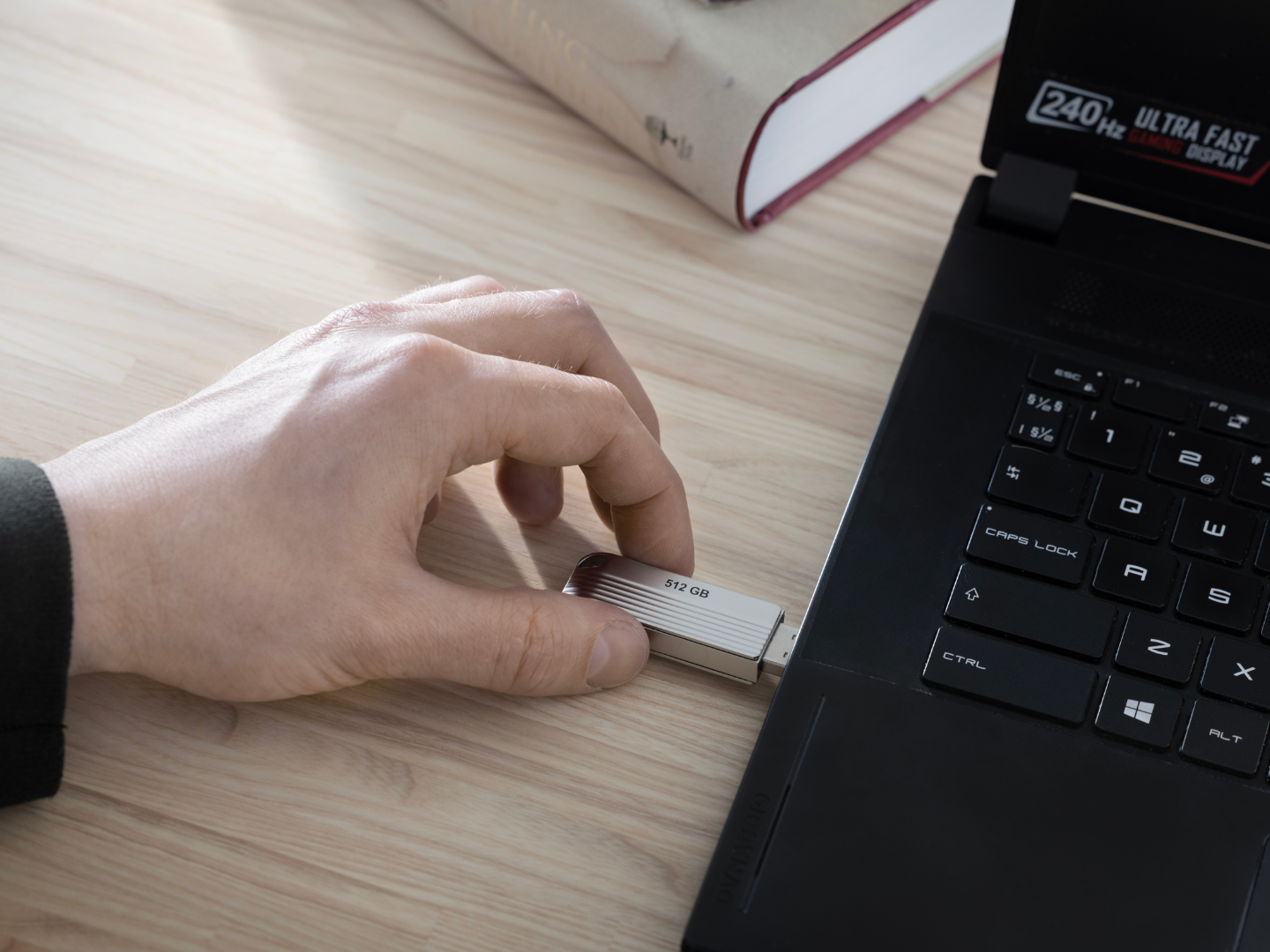 USB-nøgle med harddisktjekker