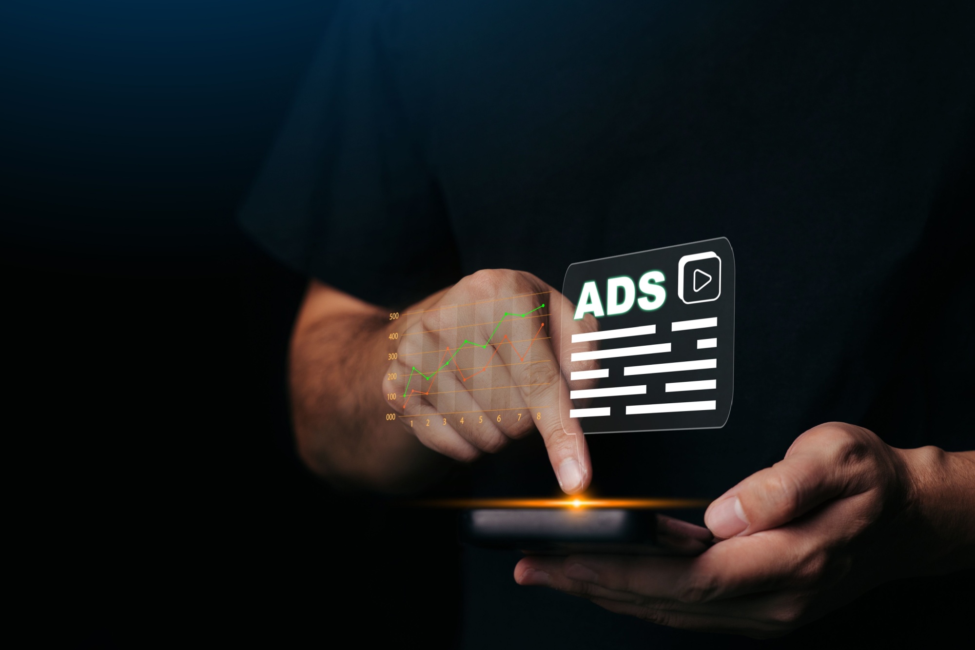 Annoncer på telefonen