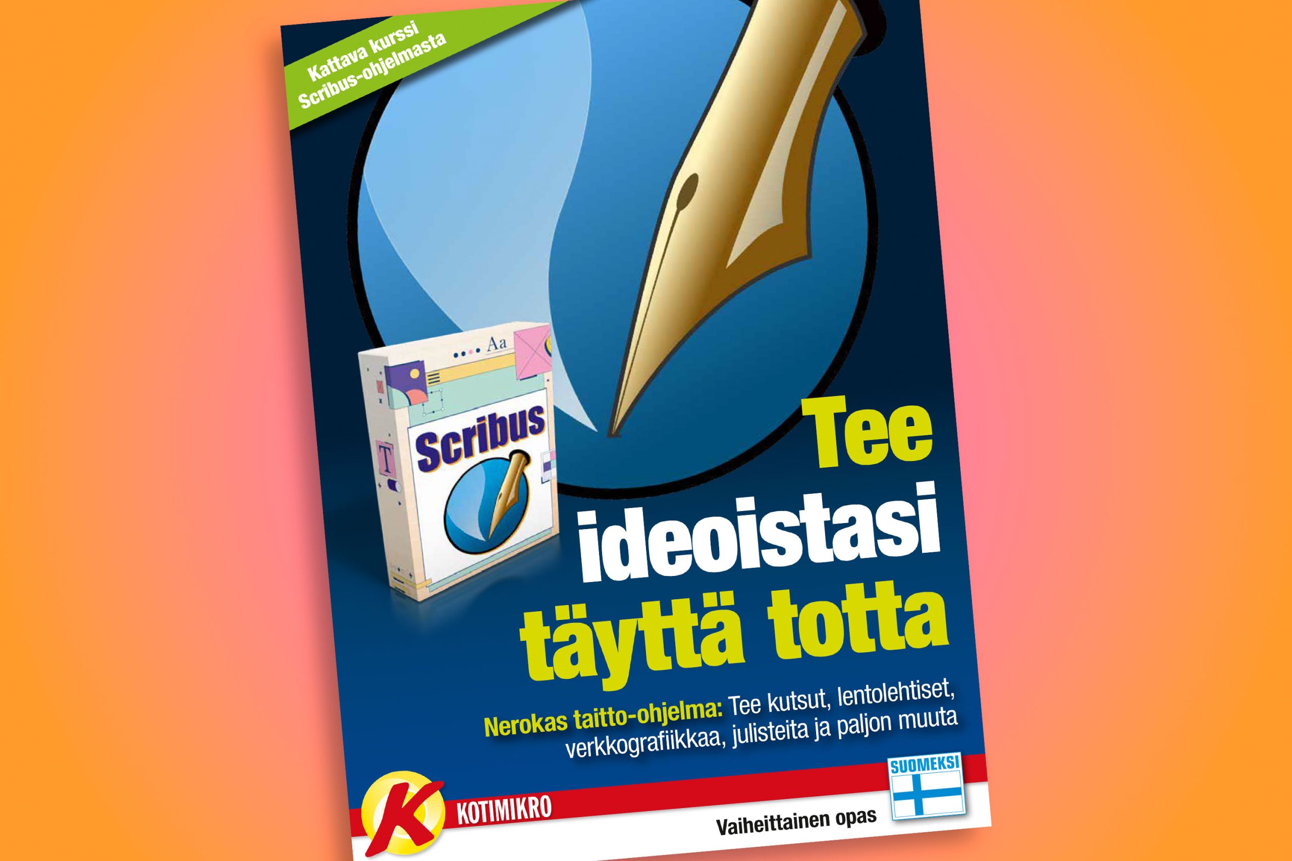 Ilmainen taitto-ohjelma on vaihtoehto InDesignille.