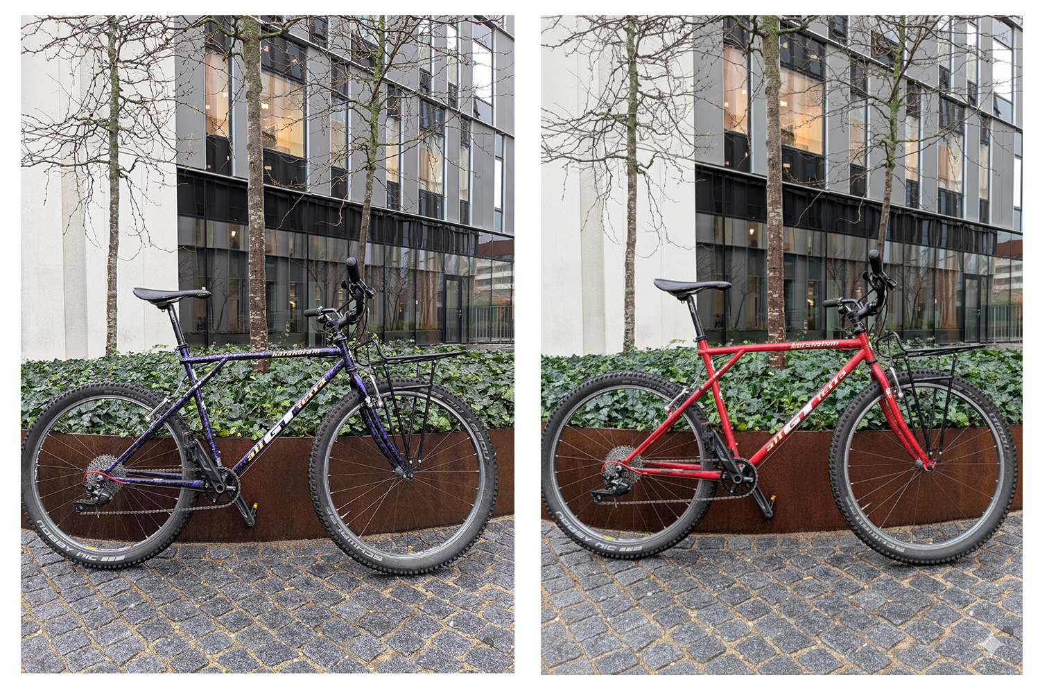 Vi "omlakkerer" sykkelen