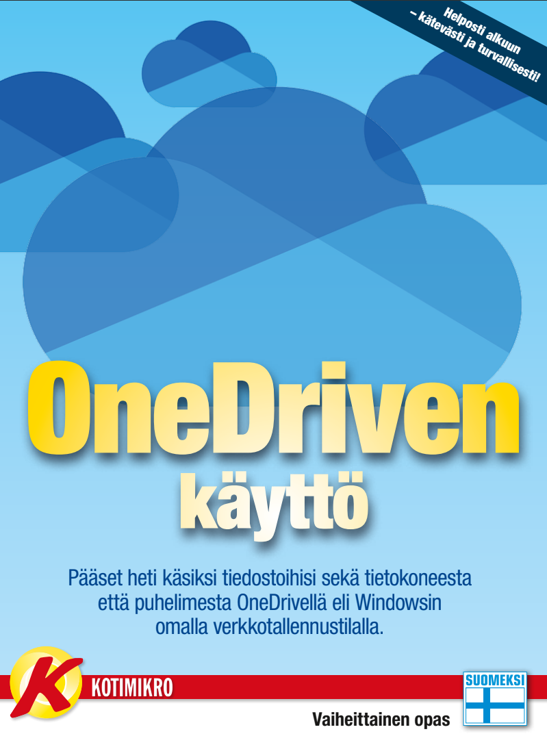 Opi käyttämään OneDrivea uuden e-kirjan kanssa