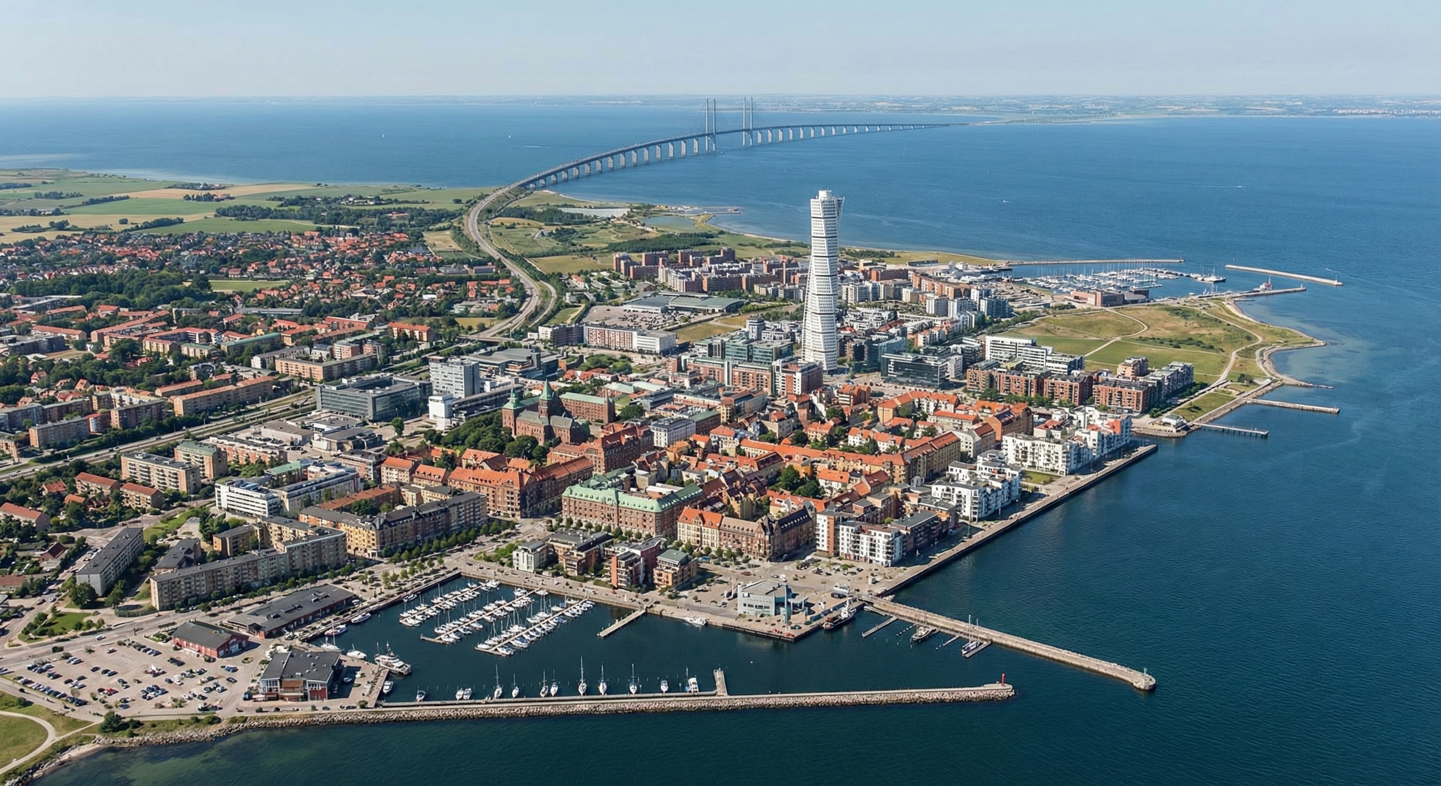 Malmø set fra luften
