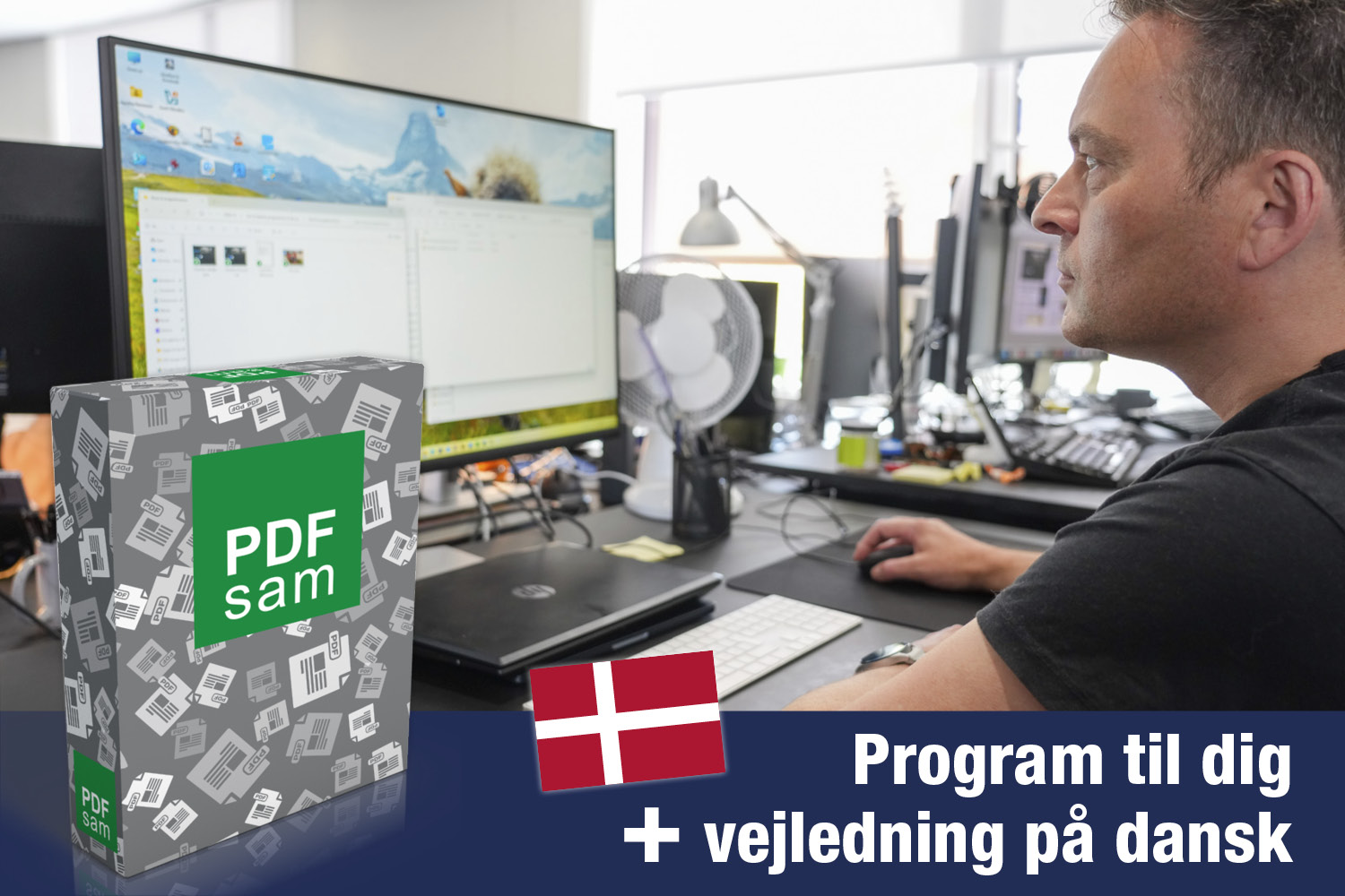 Komputer for alles ekspert Henning Rasmussen viser, hvordan programmet PDFsam nemt samler dine scannede papirdokumenter til overskuelige PDF-filer.
