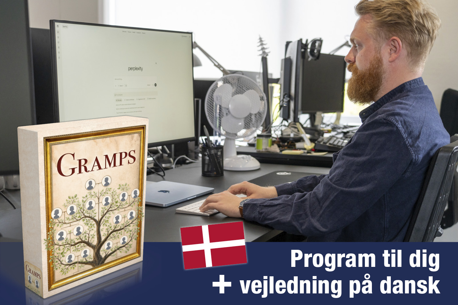 Journalist Martin Lorentsen viser, hvordan du bruger programmet Gramps til at lave et digitalt stamtræ på din pc.
