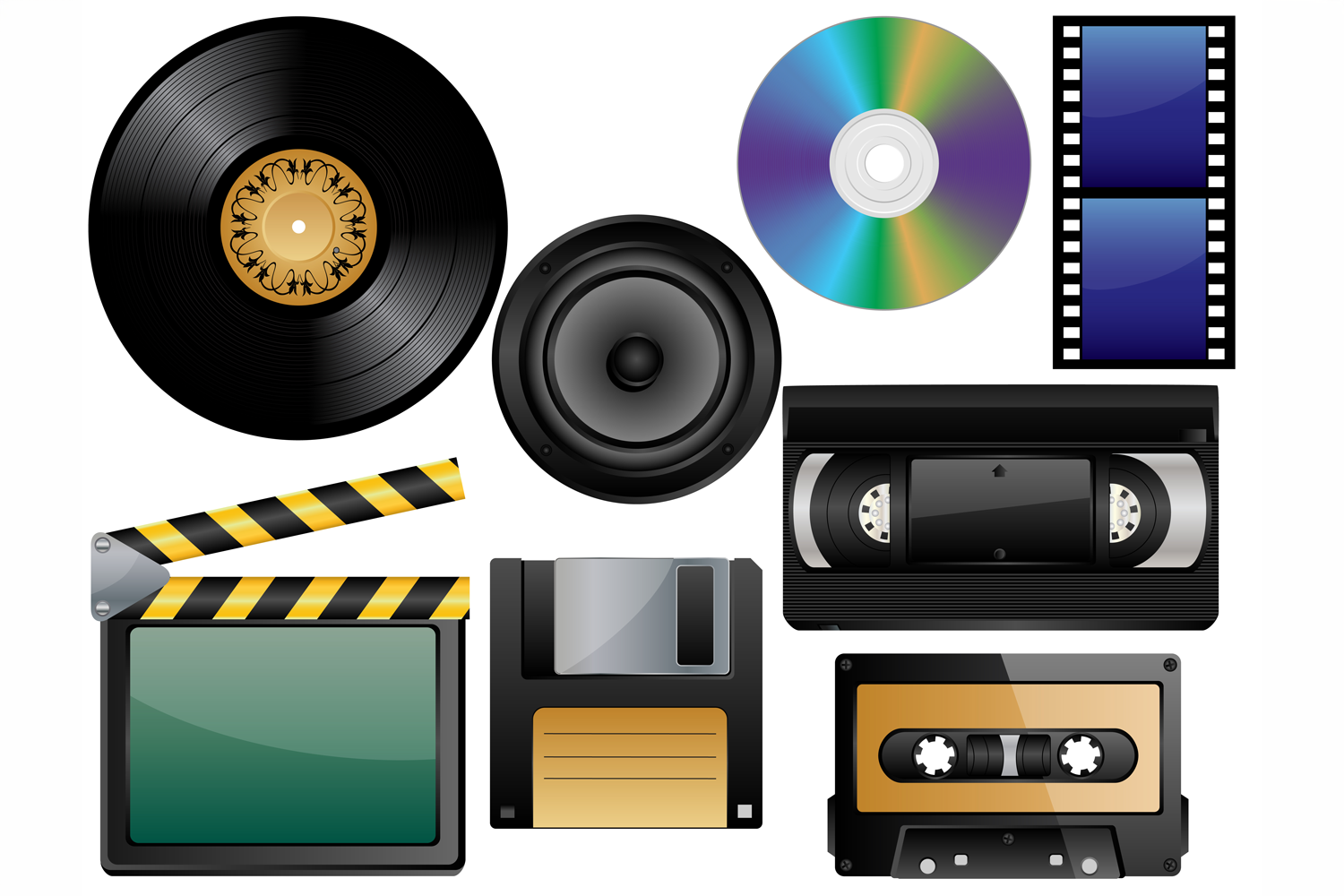 Digitaliser VHS-bånd, fotografier, DVD-film, kasettebånd, LP-plader, negativer og gamle dokumenter
