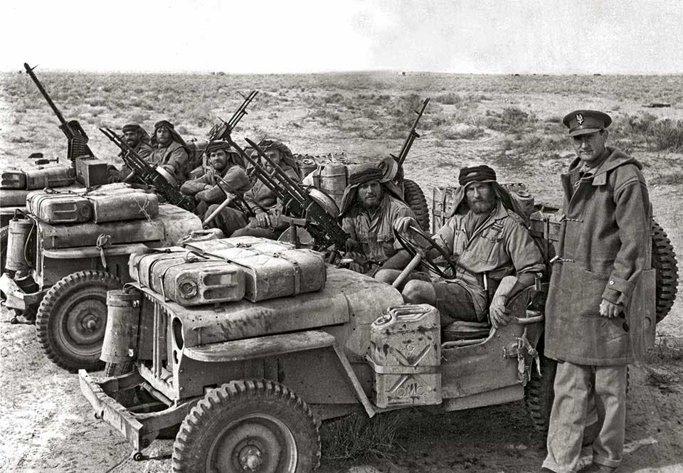 SAS grundare, David Stirling (till höger)