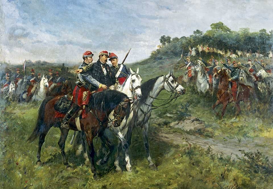 Samtida målning av James Alexandre Walker.