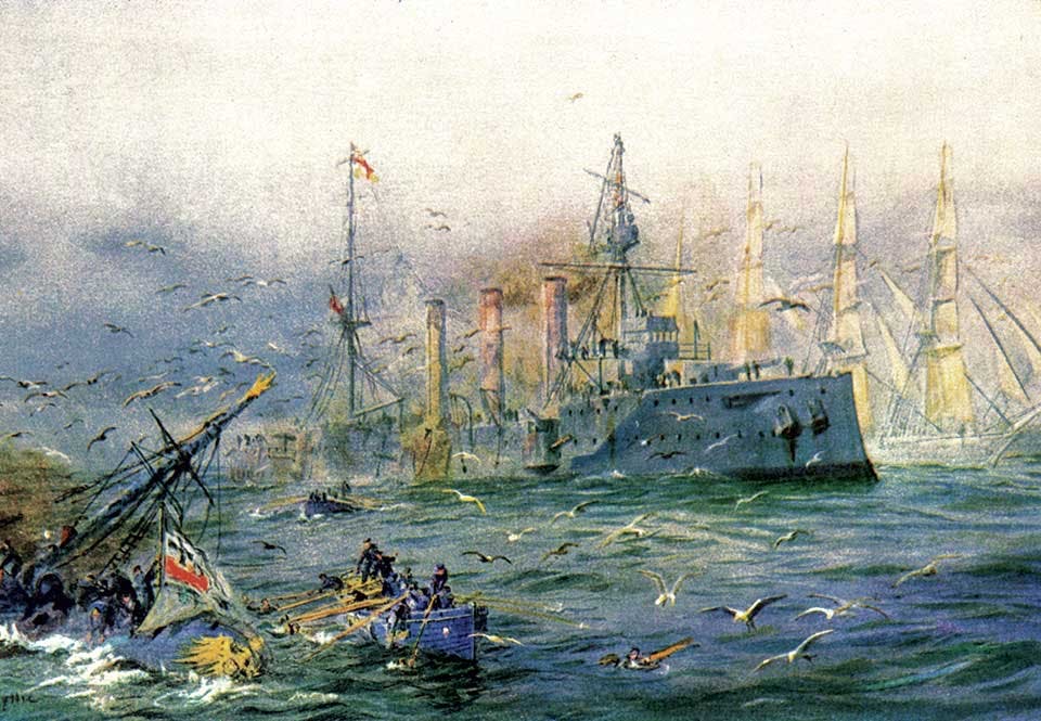 Den brittiska kryssaren Kent