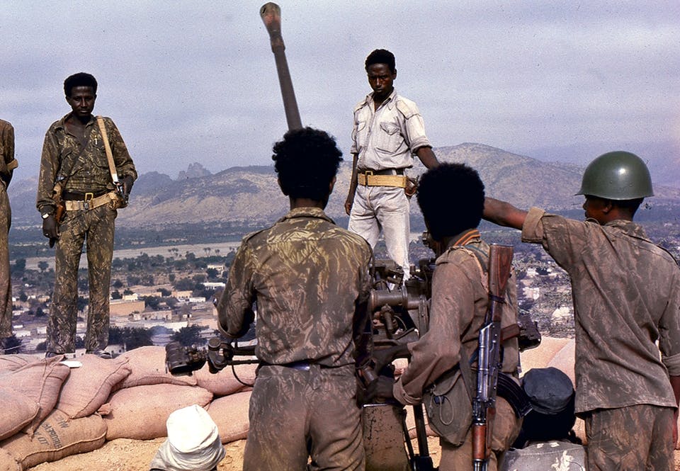 En etiopisk luftvärnskanon