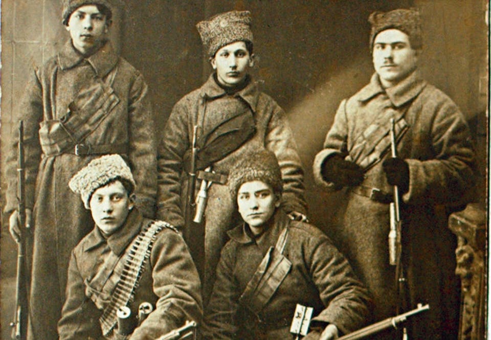 Några soldater i Röda armén