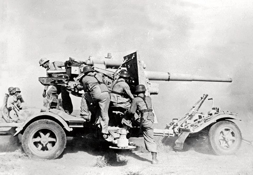 stridsvagnar med en luftvärnskanon 88 mm FlaK