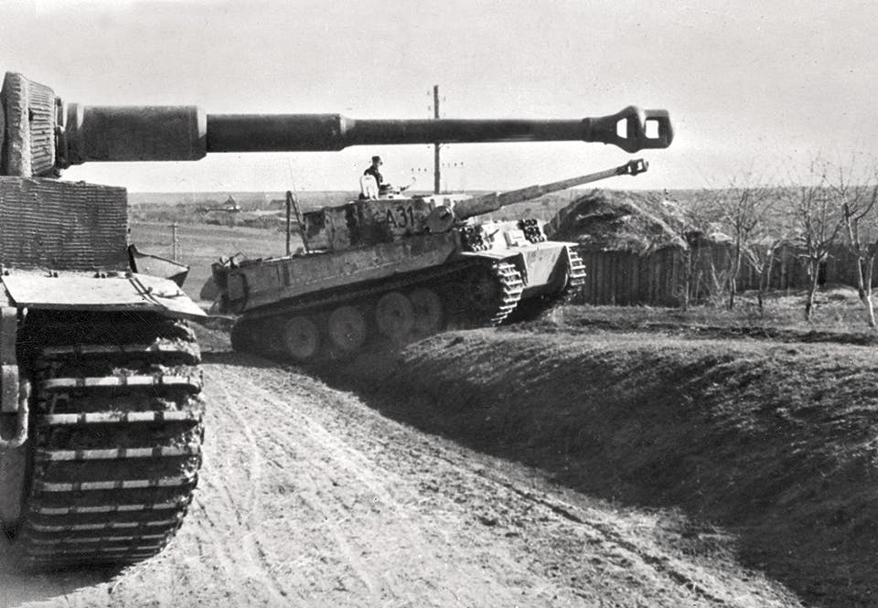 Stridsberedda Tigerstridsvagnar med 88 mm KwK 36