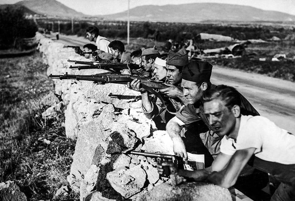 guadarrama madrid Partisaner lojala mot regeringsstyrkorna vid slaget om Guadarrama