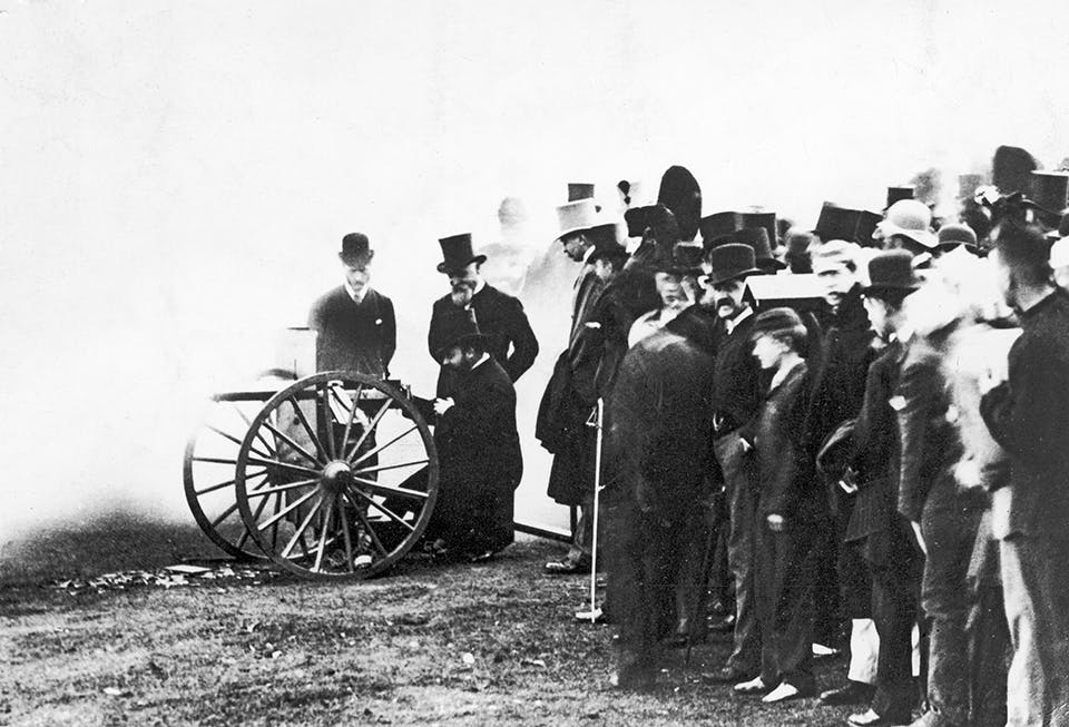 Prinsen och kulsprutan, 1888 Prinsen och kulsprutan, 1888