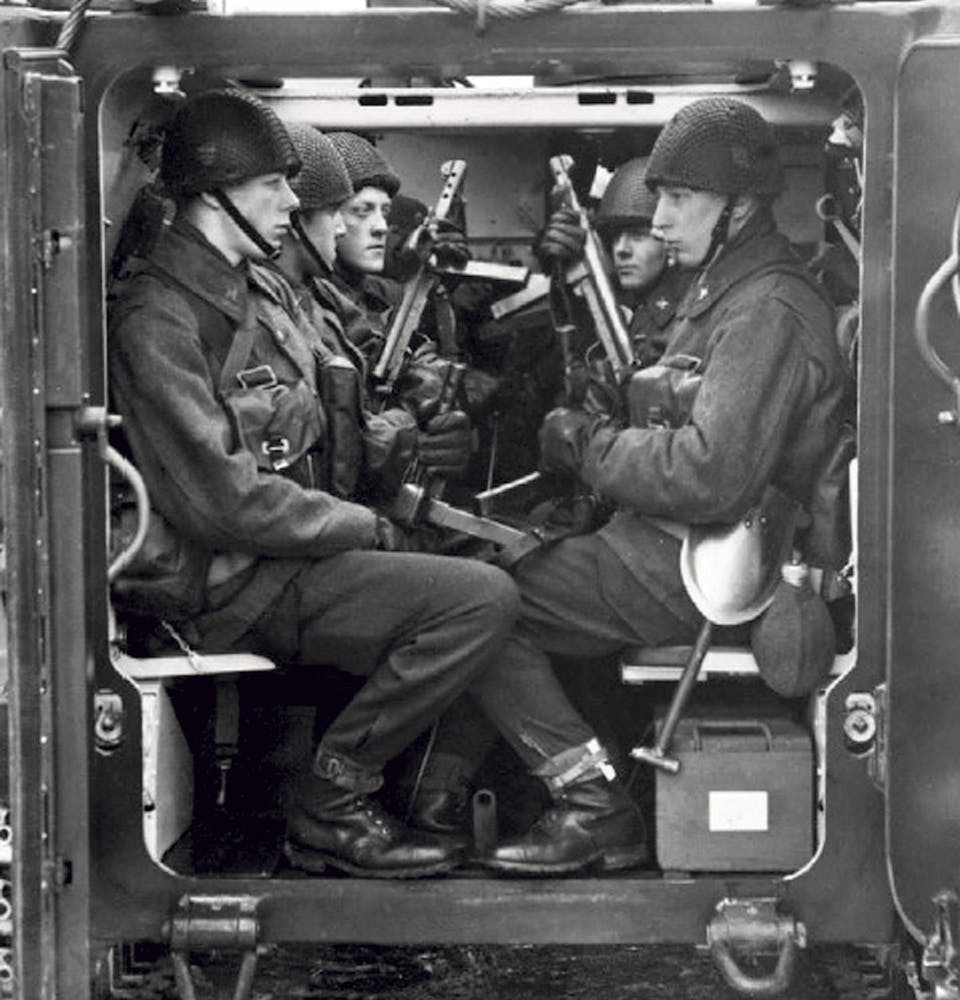 Bakutrymmet på Pbv 301