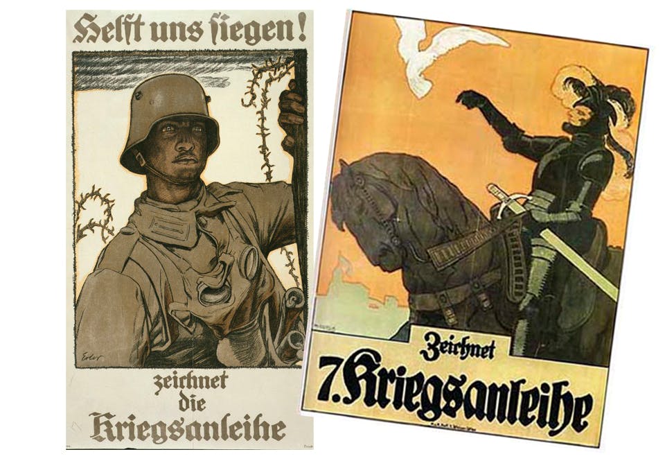 Affischer för krigsobligationer