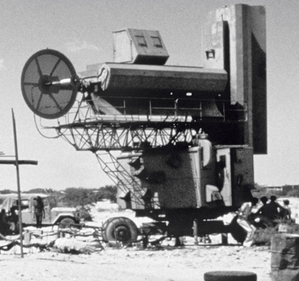 En moderniserad egyptisk eldledningsrada