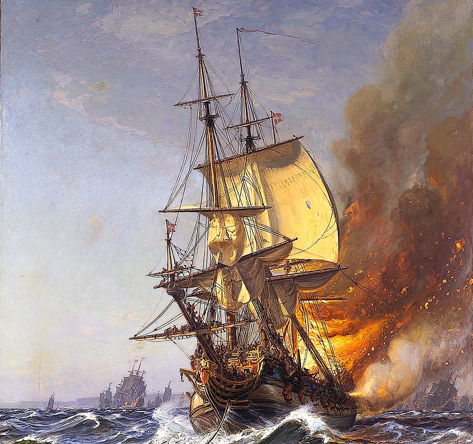 sjöslaget vid Köge bukt 1710