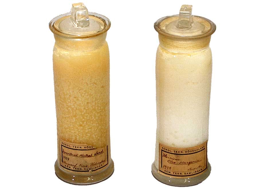 Prov på två fetter för margaringtillverkning