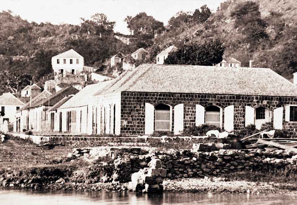 Byggnad tillhörande den svenske affärsmannen Adolf Fredrik Hansen