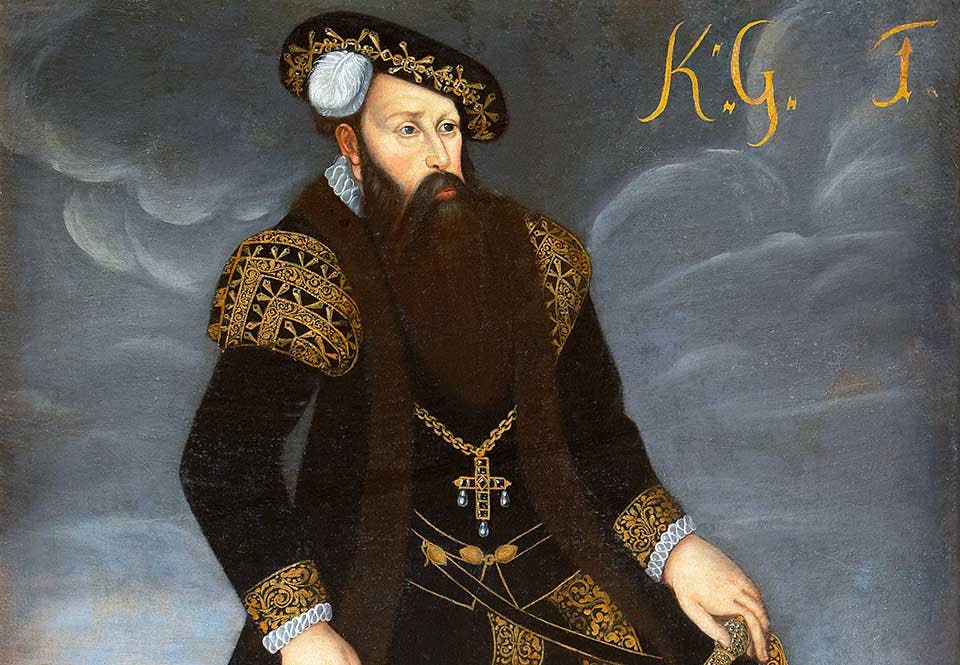 Porträtt av Gustav Vasa