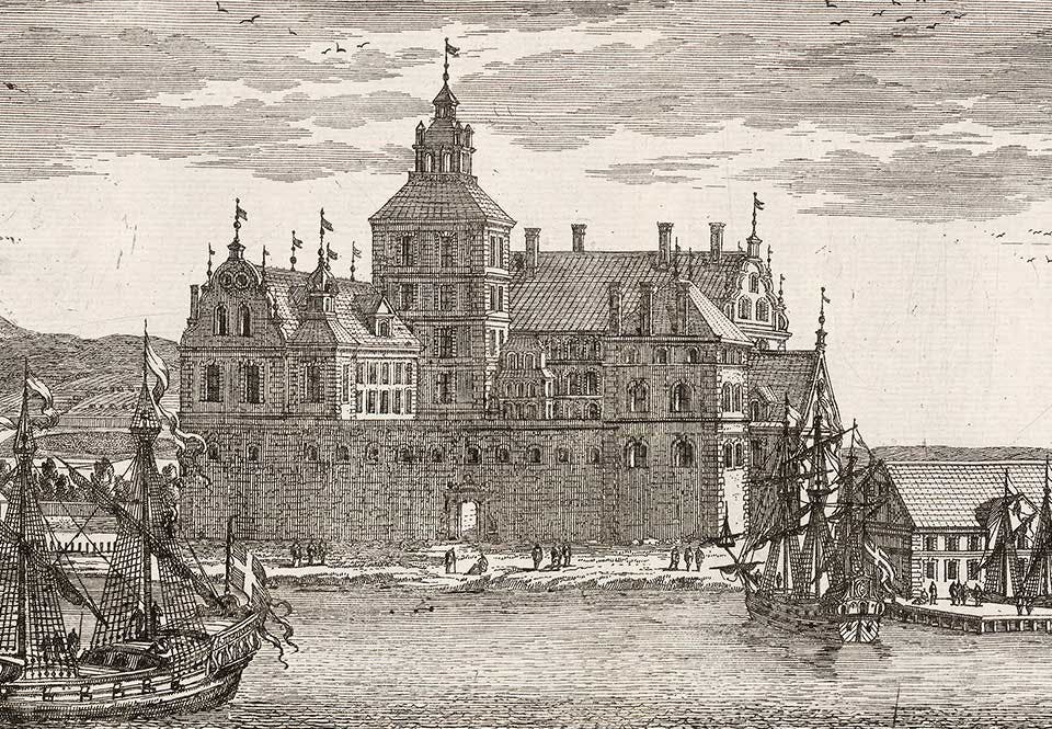 Rydboholms slott avbildat av Nicolas Perelle cirka 1670–74.