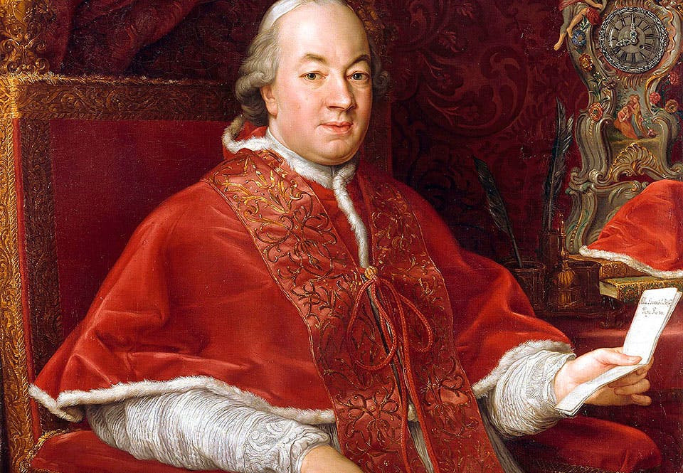 Påven Pius VI uppfattades av Gustav III som en välkomnande värd.