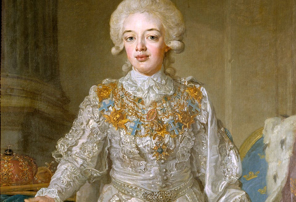 Kronprins Gustav (IV) Adolf.