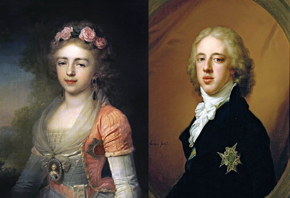 Alexandra Pavlovna och Gustav IV Adolf