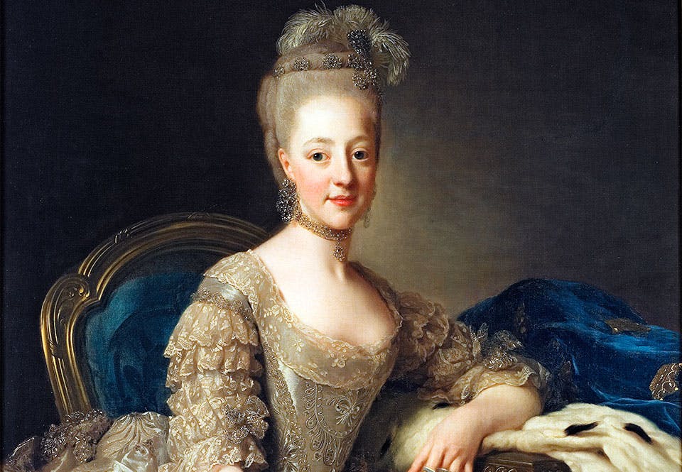 hedvig elisabeth charlotte Porträtt av den blivande drottning Charlotta, gift med hertig Karl, senare Karl XIII.