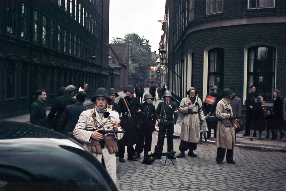kopenhamn motstandsman befrielsen 1945