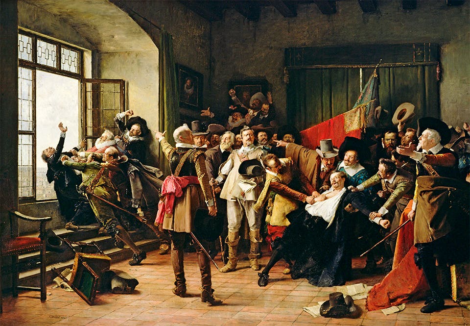 Defenestrationen i Prag 1618.