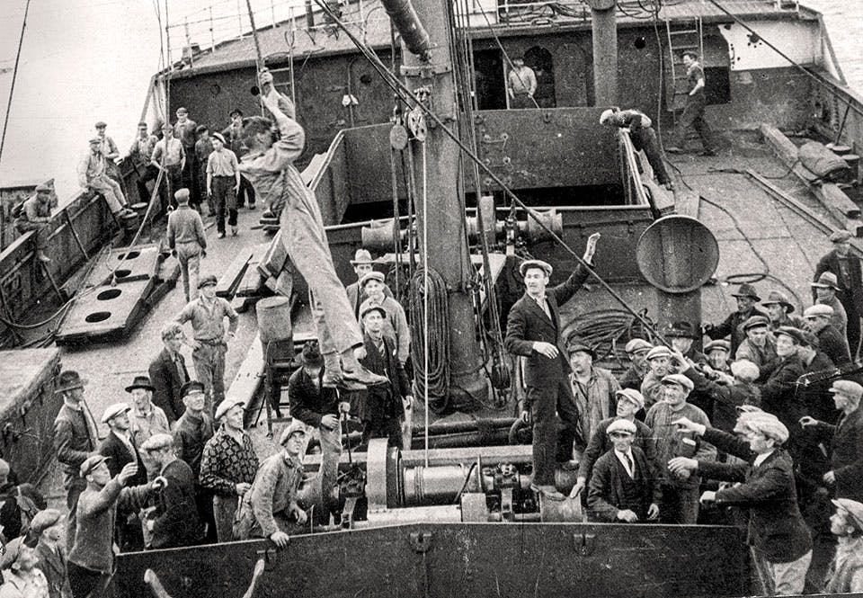 fartyget Milos med besättning