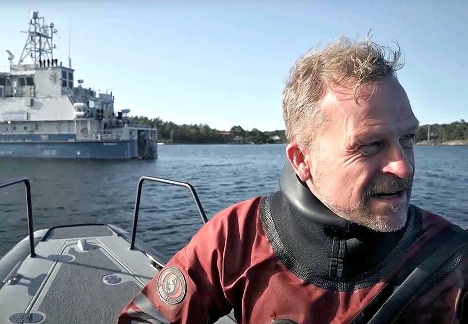 Marinarkeolog Patrik Höglund från Vrak Marinarkeolog Patrik Höglund från Vrak